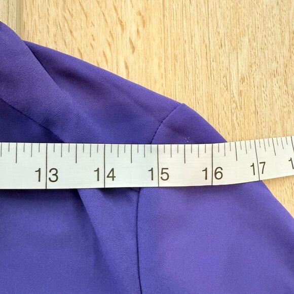 Express Button-Front Blouse β Vibrant Purple, Size Small πβ¨ - Picture 9 of 11